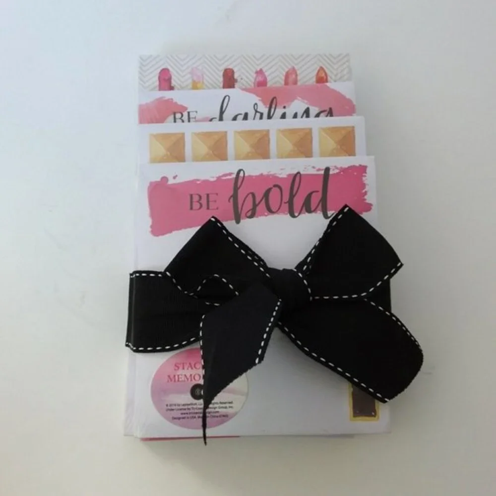 Tri-Coastal Design White 4 Stacked Memo Pads